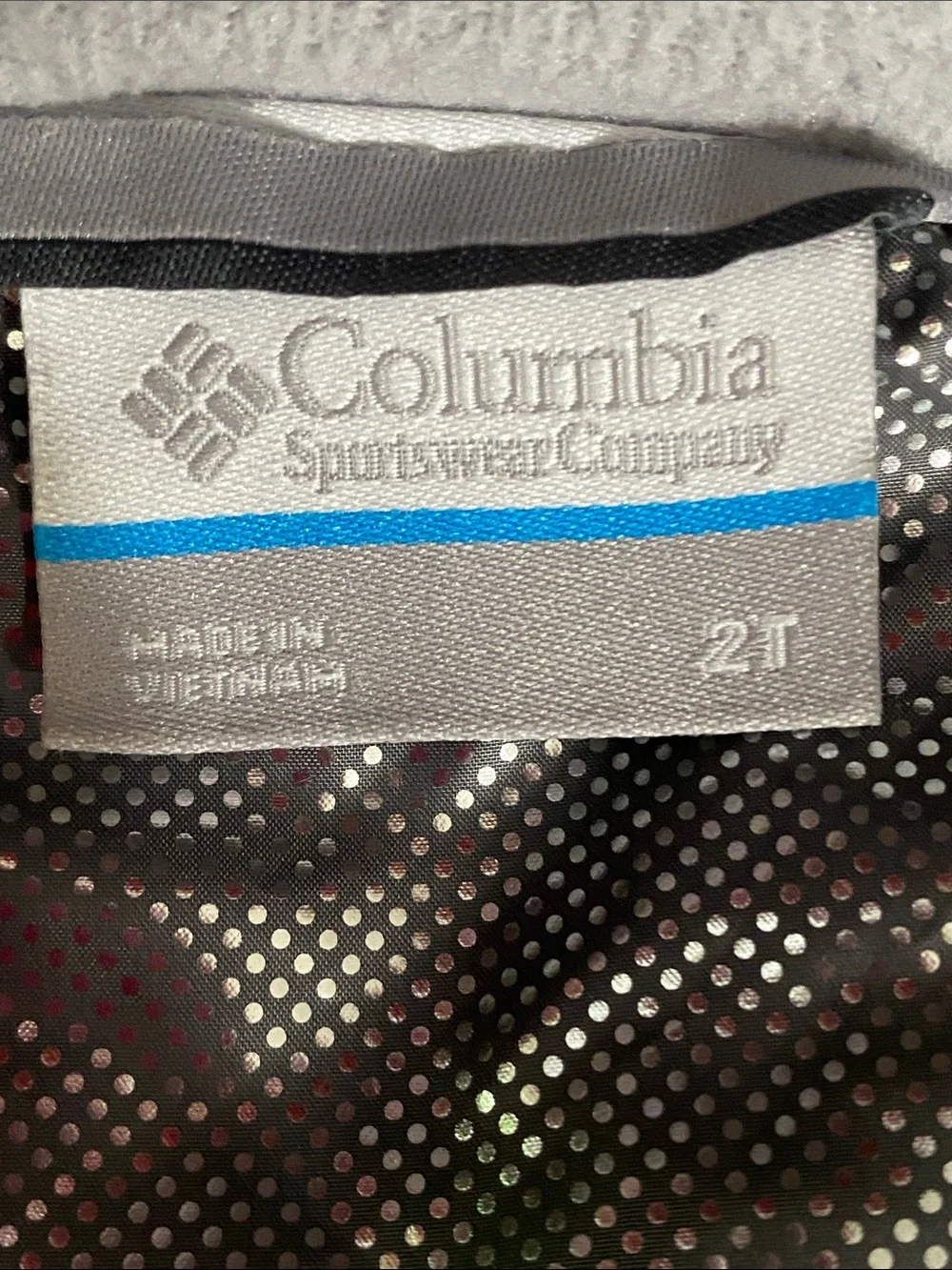 Columbia Red and Gray Kids Hooded Jacket
